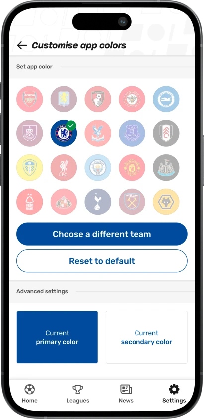 Theming selector